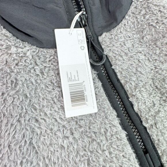 Outerknown Jacket Mens 1/4 Zip Sherpa Skyline Fleece Pullover Gray Medium new - Picture 6 of 10